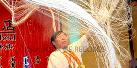 LONGEST NOODLE - Asia Book of Records - | Asia Book of Records